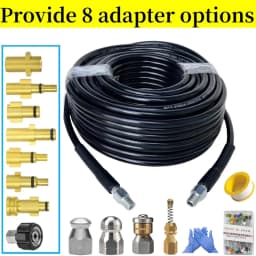 Sewer Drainage Cleaning Hose, High-Pressure Cleaning Machine Nozzle, High Pressure Hose, For Karcher Interskol Nilfisk Bosch