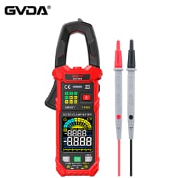 GVDA Digital Clamp Meter Multimeter Auto Range True RMS NCV DC AC Voltage Inrush Current Temperature Tester Automatic Voltmeter