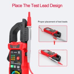 GVDA Digital Clamp Meter Multimeter Auto Range True RMS NCV DC AC Voltage Inrush Current Temperature Tester Automatic Voltmeter