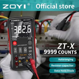 Digital Multimeter ZOYI ZT-X ZT-303 T-RMS Auto Range EBTN LCD DC AC Voltmeter Ammeter Current Capacitor Ohm Temp Hz NCV Tester