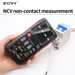 Digital Multimeter ZOYI ZT-X ZT-303 T-RMS Auto Range EBTN LCD DC AC Voltmeter Ammeter Current Capacitor Ohm Temp Hz NCV Tester