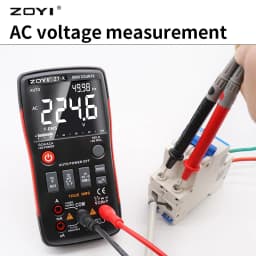 Digital Multimeter ZOYI ZT-X ZT-303 T-RMS Auto Range EBTN LCD DC AC Voltmeter Ammeter Current Capacitor Ohm Temp Hz NCV Tester