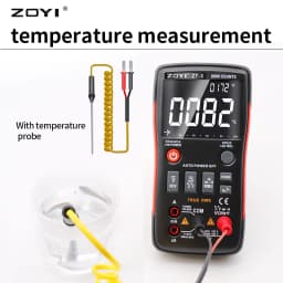 Digital Multimeter ZOYI ZT-X ZT-303 T-RMS Auto Range EBTN LCD DC AC Voltmeter Ammeter Current Capacitor Ohm Temp Hz NCV Tester