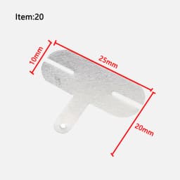 50Pcs 18650 Nickel Plated Steel Nickel Sheet for Li-ion Battery Pack Assembly, Spot Welding Accessories for Spot Welder Projects