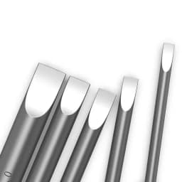 800 Slotted Electric Screwdriver Bit S2 Alloy Steel 4mm Round Shank Magnetic Flat Head Drill Bit Screw Driver Bit