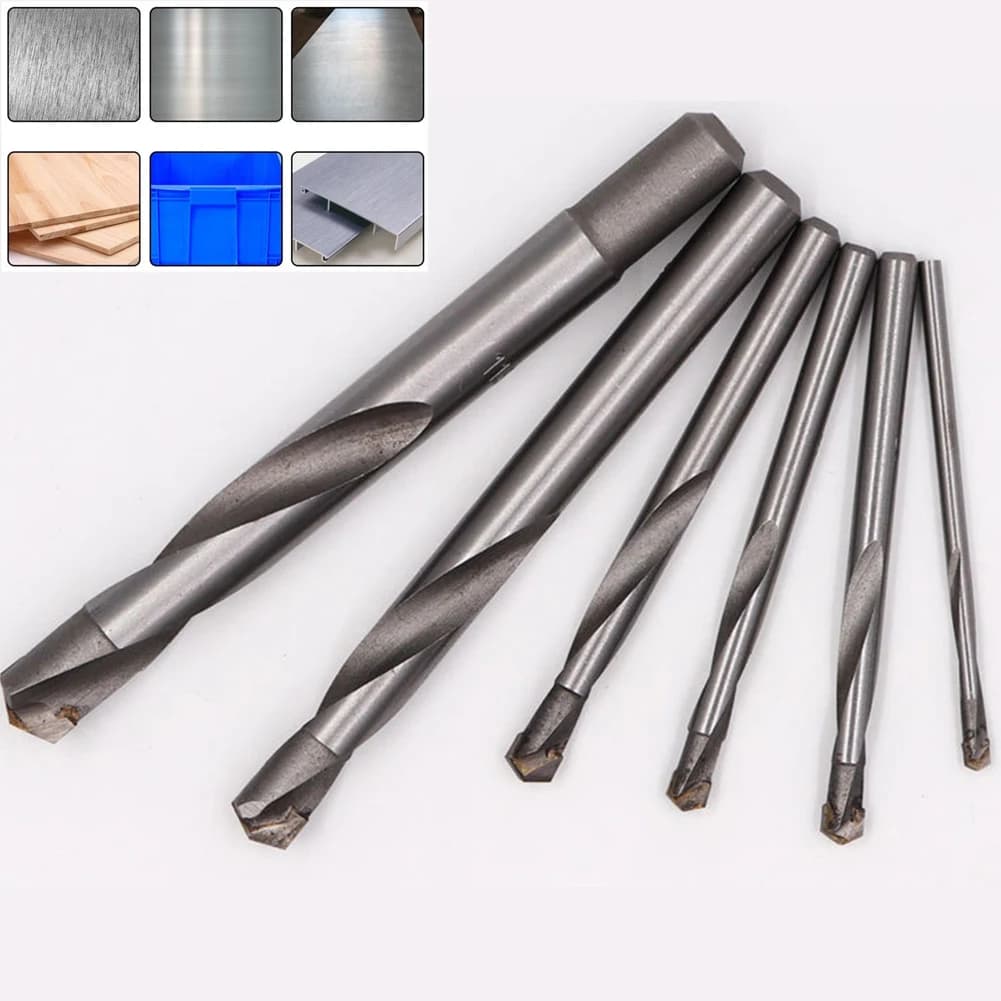 3-10MM Solid Tungsten Carbide Drill Bits For CNC Carbide T Wist Drill Bits Metal Drill Tungsten Steel Drill Metal Working Tool