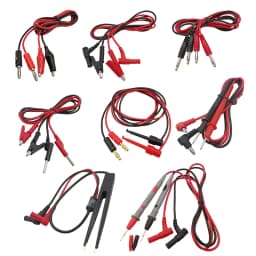 Universal Multimeter Test Leads 4mm Banana Plug Connector to Alligator Clips / Banana Plug / Tweezers Clip / Probe Tip Wire Test