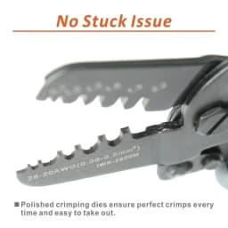IWISS IWS-2820M Mini Micro Open Barrel Crimping PlierIWS-2412M JAM MolexTyco JST Terminals and Connectors Mini Hand Crimper Tool