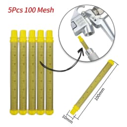 5pcs 30-200 Mesh Airless Paint Parts Filter Paint Spraygun Filter  Reduces Nozzle Clogging Spraying Machine Accessories