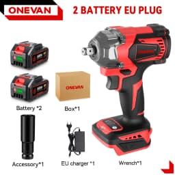 ONEVAN 21V Brushless Electric Impact Wrench 1200 N.m Cordless Wrench Electric Screwdriver Power Tool For Makita 18V Battery Pin