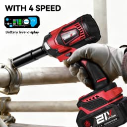 ONEVAN 21V Brushless Electric Impact Wrench 1200 N.m Cordless Wrench Electric Screwdriver Power Tool For Makita 18V Battery Pin