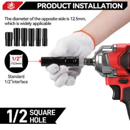ONEVAN 21V Brushless Electric Impact Wrench 1200 N.m Cordless Wrench Electric Screwdriver Power Tool For Makita 18V Battery Pin