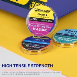 MECHANIC High Hardness Special Steel Cutting Wire for Mobile Phone LCD Screen Separation Repair Tools 0.028mm--0.1m