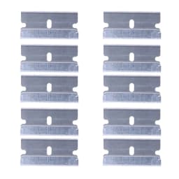 Razor Scraper Set Steel Multi Purpose Single Edge Razor Blade Scraper Window Clean Paint Tool With 10 Blades