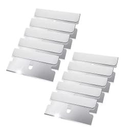 Razor Scraper Set Steel Multi Purpose Single Edge Razor Blade Scraper Window Clean Paint Tool With 10 Blades
