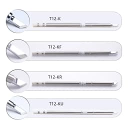 T12 Electric Soldering Iron Tips K B B2 BC2 I ILS JL02 D24 KF For Hakko FX951 952 950D BK969D 202 203 DIY Soldering Station Kits