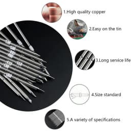 T12 Electric Soldering Iron Tips K B B2 BC2 I ILS JL02 D24 KF For Hakko FX951 952 950D BK969D 202 203 DIY Soldering Station Kits
