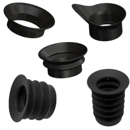 33-38mm Recoil Eye Monocular Screen Protector for Infrared Thermal Night Vision Rubber Eye Cup Eyepiece Cover Guards Anti Impact