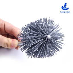 Abrasive Nylon Wire Brushes Silicon Carbide Diameter 1.5-60mm 800Grits Drill Power Tool Pipe Cleaning Deburring Brush Manually