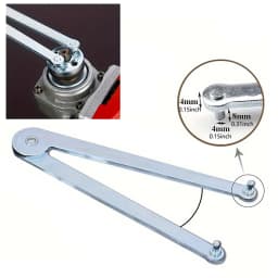 Universal Adjustable Angle Grinder Wrench Pin Wrench, Hand Wrench Pin Pliers Round Nuts (4mm/0.15in) Suitable for Angle Grinders