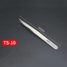 6pcs Watch Repair Tool Professional Stainless Steel Straight Curved Tweezer Watchmaker Detail Repair Tools for Mechanical Quartz
