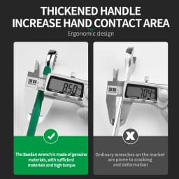 BaoLian Durable Wrench 8-30mm Plum Blossoms Open Combination Wrench Two-Way Double Fast Wrench Auto Repair Tools