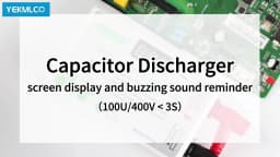 Capacitor Discharger 10-1000V Fast Discharge Protection Electrician Voltage Discharging Tool for Electronic