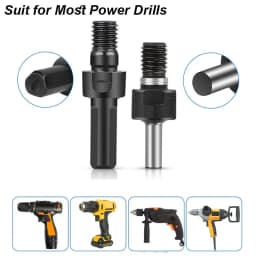 Angle Grinder Adapter For Electric Power Drill Converter Attachment Flange Nut Parts Set Connect Rod Disc Wheel Arbor Mandrel