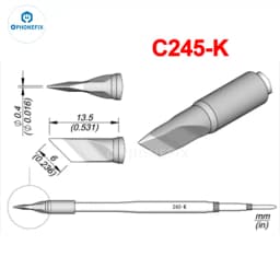 PHONEFIX C245 C470 Series Soldering Iron Tips Head for JBC Station Soldering Iron Repair PCB IC Tools Universal T245 T470 Handle
