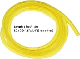 20 Feet Fuel Lines Hose 4 Sizes with Fuel Filter and Primer Bulb,Replacement Set for Chainsaw String Trimmer Leaf Blower