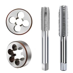 XCAN Thread Tap and Die M2-M12 Right Hand Metric Tap Die Machine Plug Tap Drill Bit Screw Threading Tapping Tools