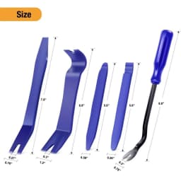 5/6PCS Auto Trim Removal Tool Kit No-Scratch Pry Tool Kit for Car Door Clip Panel &Audio Dashboard Dismantle Repairing Tool Kits