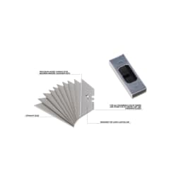 TOUGHBUILT TB-H4S30-80/TB-H4S-5/TB-H4N-5 Utility Knife Blades Cowhorn Blades Trapezoidal Blades