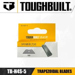 TOUGHBUILT TB-H4S30-80/TB-H4S-5/TB-H4N-5 Utility Knife Blades Cowhorn Blades Trapezoidal Blades