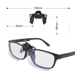 Ultra-light Clip Presbyopic Glasses Reading Glasses Flip Up Down Rimless Magnifying Glasses Lens +1.0 +1.5 +2.0