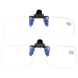 Ultra-light Clip Presbyopic Glasses Reading Glasses Flip Up Down Rimless Magnifying Glasses Lens +1.0 +1.5 +2.0