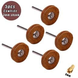 Polishing Wheels Wool Felt Abrasive Jewelry Watch Buffing Wheel For Dremel Rotary Tool Accessories