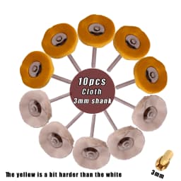 Polishing Wheels Wool Felt Abrasive Jewelry Watch Buffing Wheel For Dremel Rotary Tool Accessories