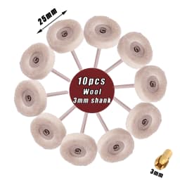 Polishing Wheels Wool Felt Abrasive Jewelry Watch Buffing Wheel For Dremel Rotary Tool Accessories