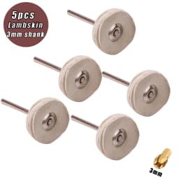 Polishing Wheels Wool Felt Abrasive Jewelry Watch Buffing Wheel For Dremel Rotary Tool Accessories