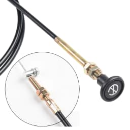 2-5m Stop Choke Bowden Cable 6mm/10mm Cars Commercial Control Bonnet Engine Flameout Line Fuel Throttle Trucks