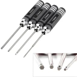 1Pcs Top Quality Titanium Nitride TiNi Hex Driver Wrench Screwdriver 1.5mm/2mm/2.5mm/3.0mm For RC Helicopter