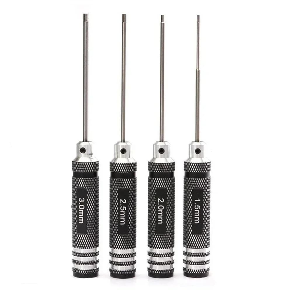 1Pcs Top Quality Titanium Nitride TiNi Hex Driver Wrench Screwdriver 1.5mm/2mm/2.5mm/3.0mm For RC Helicopter