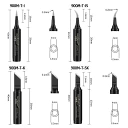 MECHANIC  900M-T Anti-Static Solder Non-Stick Tin Soldering Iron Tip Welding BGA Solder Repair Station Tool