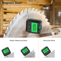 Digital Angle Gauge 360° Mini Measuring Inclinometer With Magnetic Base Electronic Universal Bevel Protractor Measurement Tool