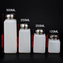 100/200/250/500ML Liquid Alcohol Split Bottle Anti Volatilization Flux Bottle Press Type Split Bottle