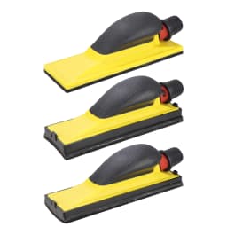 HIFESON 70x198mm Manual Vacuum Polishing Block Sanding Abrasive Block Hand Grinding Board 3 Types Arcs For Car Paint Surface