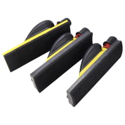 HIFESON 70x198mm Manual Vacuum Polishing Block Sanding Abrasive Block Hand Grinding Board 3 Types Arcs For Car Paint Surface
