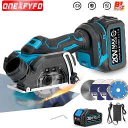 3 Inch 76mm Brushless Angle Grinder Polishing Mini Electric Circle Saw Cutting Machine with LED Display for Makita 18v Battery