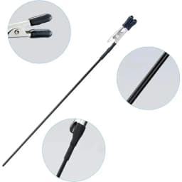 Model Spray Painting Stand Base with 10pcs Metal Flexible Clips Gundam Model Alligator Clip Stick for Gunpla Model Making Kit